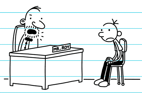 File:Greg in the principal's  - Diary of a Wimpy Kid Wiki